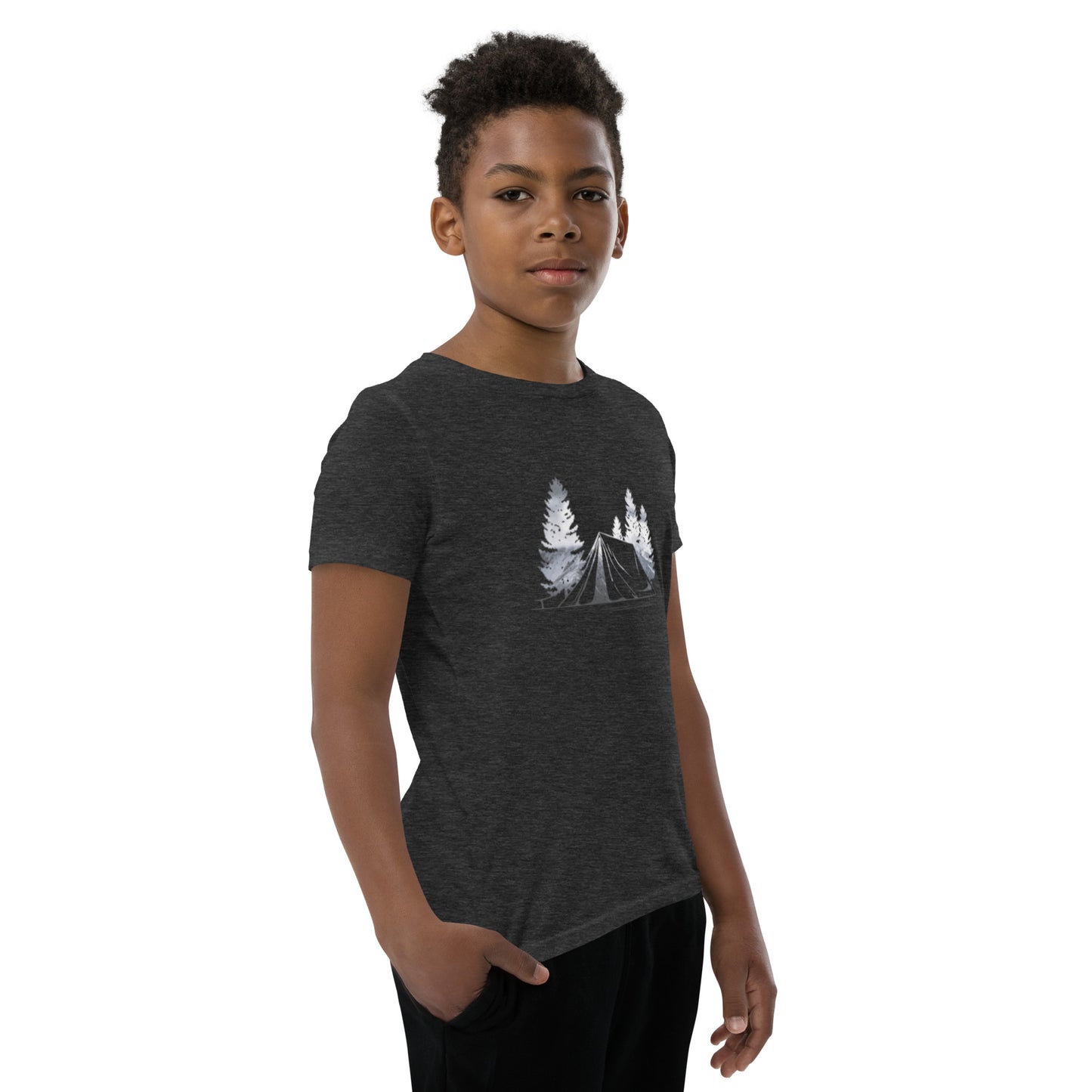 Youth camping Tee